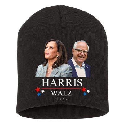 Harris Walz 2024 President Election Kamala Harris Tim Waltz Short Acrylic Beanie