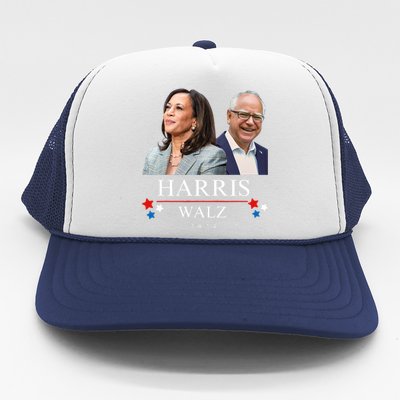 Harris Walz 2024 President Election Kamala Harris Tim Waltz Trucker Hat