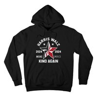 Harris Walz 2024 Make America Kind Again Harris Waltz Quote Hoodie