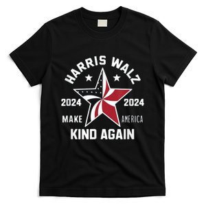 Harris Walz 2024 Make America Kind Again Harris Waltz Quote T-Shirt