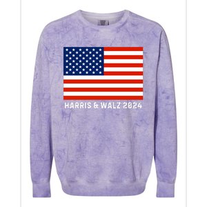 Harris & Walz 2024 Election Kamala Harris Tim Walz 2024 Colorblast Crewneck Sweatshirt