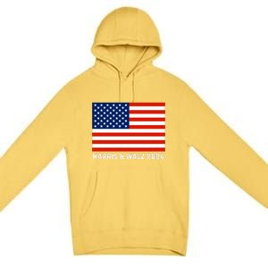 Harris & Walz 2024 Election Kamala Harris Tim Walz 2024 Premium Pullover Hoodie