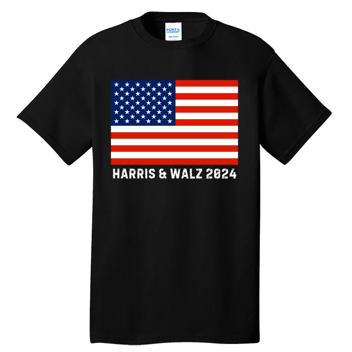 Harris & Walz 2024 Election Kamala Harris Tim Walz 2024 Tall T-Shirt