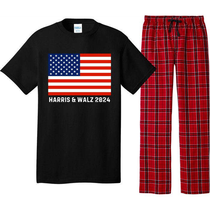 Harris & Walz 2024 Election Kamala Harris Tim Walz 2024 Pajama Set