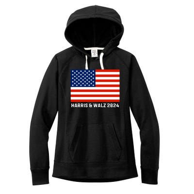 Harris & Walz 2024 Election Kamala Harris Tim Walz 2024 Women's Fleece Hoodie