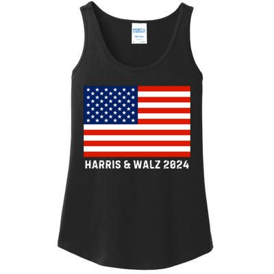 Harris & Walz 2024 Election Kamala Harris Tim Walz 2024 Ladies Essential Tank