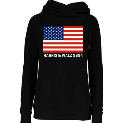 Harris & Walz 2024 Election Kamala Harris Tim Walz 2024 Womens Funnel Neck Pullover Hood