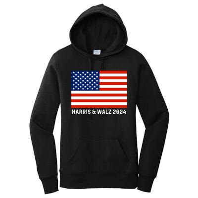 Harris & Walz 2024 Election Kamala Harris Tim Walz 2024 Women's Pullover Hoodie