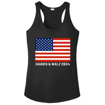 Harris & Walz 2024 Election Kamala Harris Tim Walz 2024 Ladies PosiCharge Competitor Racerback Tank