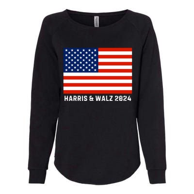 Harris & Walz 2024 Election Kamala Harris Tim Walz 2024 Womens California Wash Sweatshirt