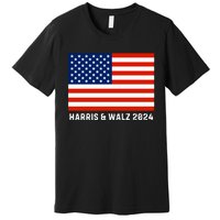 Harris & Walz 2024 Election Kamala Harris Tim Walz 2024 Premium T-Shirt