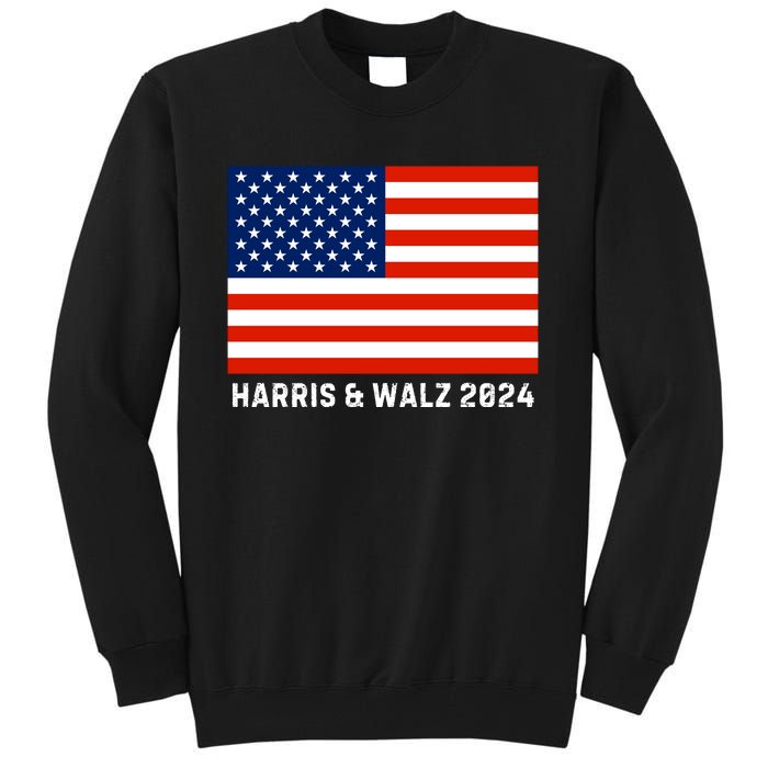 Harris & Walz 2024 Election Kamala Harris Tim Walz 2024 Tall Sweatshirt