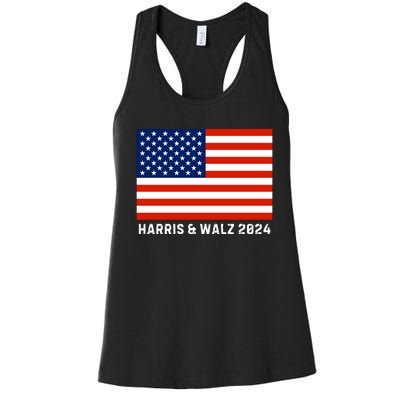 Harris & Walz 2024 Election Kamala Harris Tim Walz 2024 Women's Racerback Tank