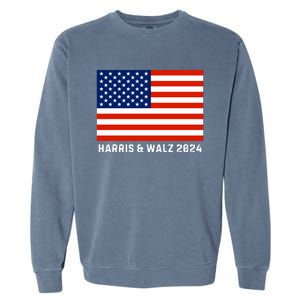 Harris & Walz 2024 Election Kamala Harris Tim Walz 2024 Garment-Dyed Sweatshirt