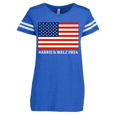 Harris & Walz 2024 Election Kamala Harris Tim Walz 2024 Enza Ladies Jersey Football T-Shirt