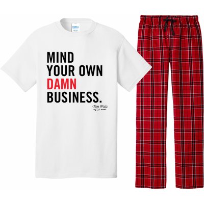 Harris Walz 2024 Mind Your Own Damn Business Pajama Set