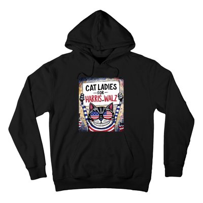 Harris Waltz 2024 Cat Ladies For Harris And Walz 2024 Hoodie