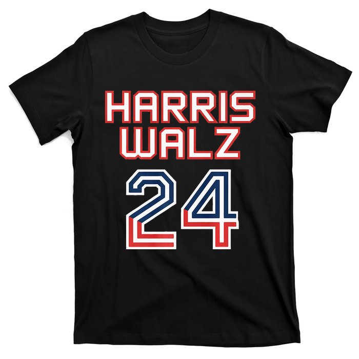 Harris Walz 2024 Patriotic Basketball Political Sports Premium T-Shirt