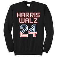 Harris Walz 2024 Patriotic Basketball Political Sports Premium Tall Sweatshirt