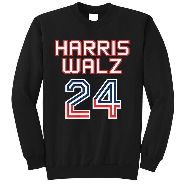 Harris Walz 2024 Patriotic Basketball Political Sports Premium Tall Sweatshirt