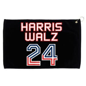 Harris Walz 2024 Patriotic Basketball Political Sports Premium Grommeted Golf Towel