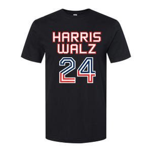 Harris Walz 2024 Patriotic Basketball Political Sports Premium Softstyle CVC T-Shirt