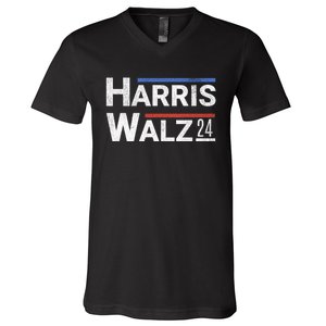 Harris Walz 24 V-Neck T-Shirt