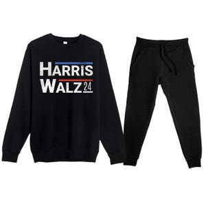 Harris Walz 24 Premium Crewneck Sweatsuit Set