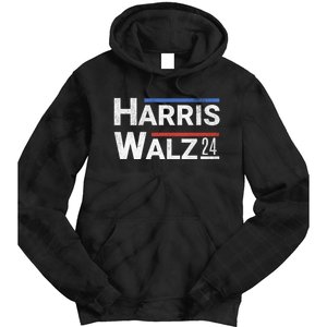 Harris Walz 24 Tie Dye Hoodie