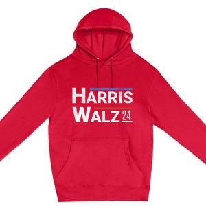 Harris Walz 24 Premium Pullover Hoodie