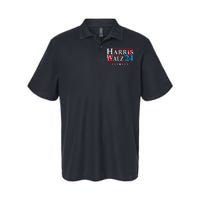 Harris Walz 2024 Funny Harry Balz To The Walz Election Vote Softstyle Adult Sport Polo