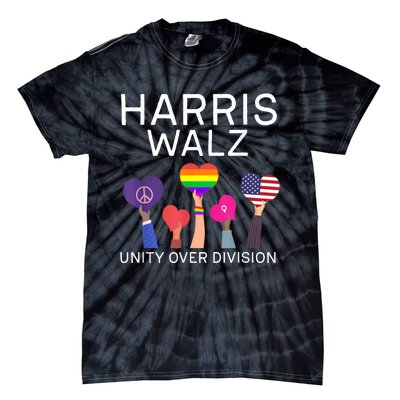 Harris Waltz 2024 Unity Over Division Tie-Dye T-Shirt