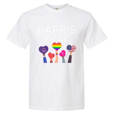 Harris Waltz 2024 Unity Over Division Garment-Dyed Heavyweight T-Shirt