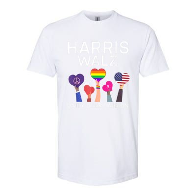 Harris Waltz 2024 Unity Over Division Softstyle CVC T-Shirt