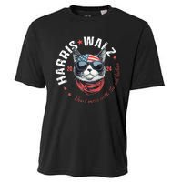 Harris Waltz 2024 Election Us American Flag Cooling Performance Crew T-Shirt