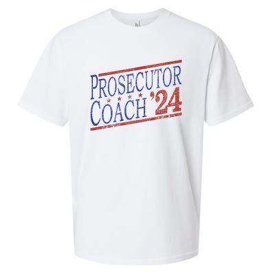 Harris Walz 2024 Election For Democrats Prosecutor Coach 24 Sueded Cloud Jersey T-Shirt