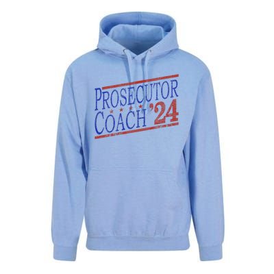 Harris Walz 2024 Election For Democrats Prosecutor Coach 24 Unisex Surf Hoodie