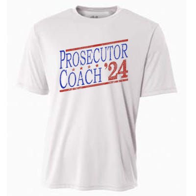 Harris Walz 2024 Election For Democrats Prosecutor Coach 24 Cooling Performance Crew T-Shirt