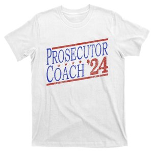 Harris Walz 2024 Election For Democrats Prosecutor Coach 24 T-Shirt