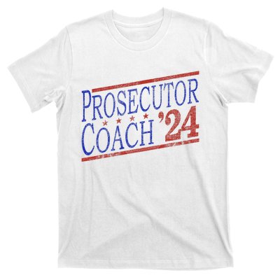 Harris Walz 2024 Election For Democrats Prosecutor Coach 24 T-Shirt