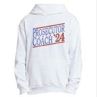 Harris Walz 2024 Election For Democrats Prosecutor Coach 24 Urban Pullover Hoodie