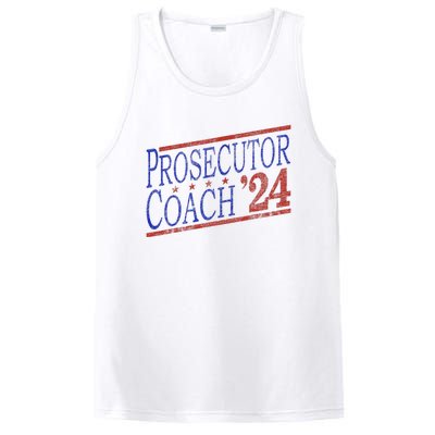 Harris Walz 2024 Election For Democrats Prosecutor Coach 24 PosiCharge Competitor Tank