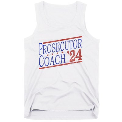 Harris Walz 2024 Election For Democrats Prosecutor Coach 24 Tank Top