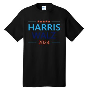 Harris Waltz 2024 For President Election Democrat Tall T-Shirt