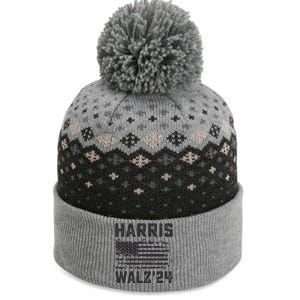 Harris Waltz 2024 Election Kamala Harris Tim Waltz 2024 The Baniff Cuffed Pom Beanie