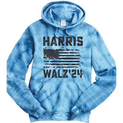 Harris Waltz 2024 Election Kamala Harris Tim Waltz 2024 Tie Dye Hoodie