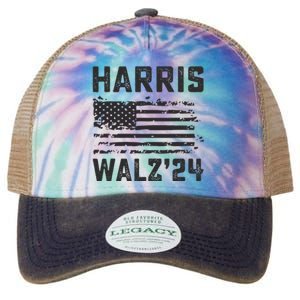 Harris Waltz 2024 Election Kamala Harris Tim Waltz 2024 Legacy Tie Dye Trucker Hat