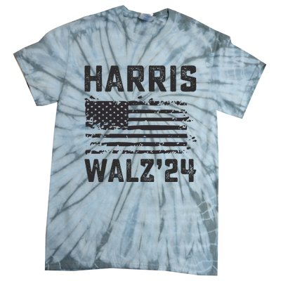 Harris Waltz 2024 Election Kamala Harris Tim Waltz 2024 Tie-Dye T-Shirt