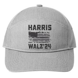 Harris Waltz 2024 Election Kamala Harris Tim Waltz 2024 7-Panel Snapback Hat