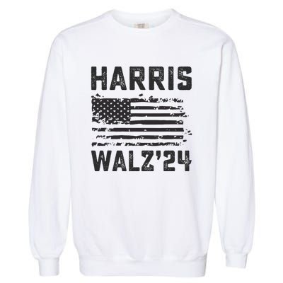 Harris Waltz 2024 Election Kamala Harris Tim Waltz 2024 Garment-Dyed Sweatshirt